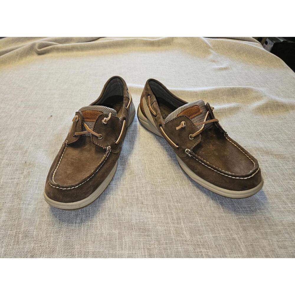 Sperry Brown Leather Boat Shoes